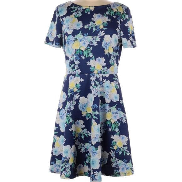 Forever New Floral Zip Up Dress - Picture 1 of 11